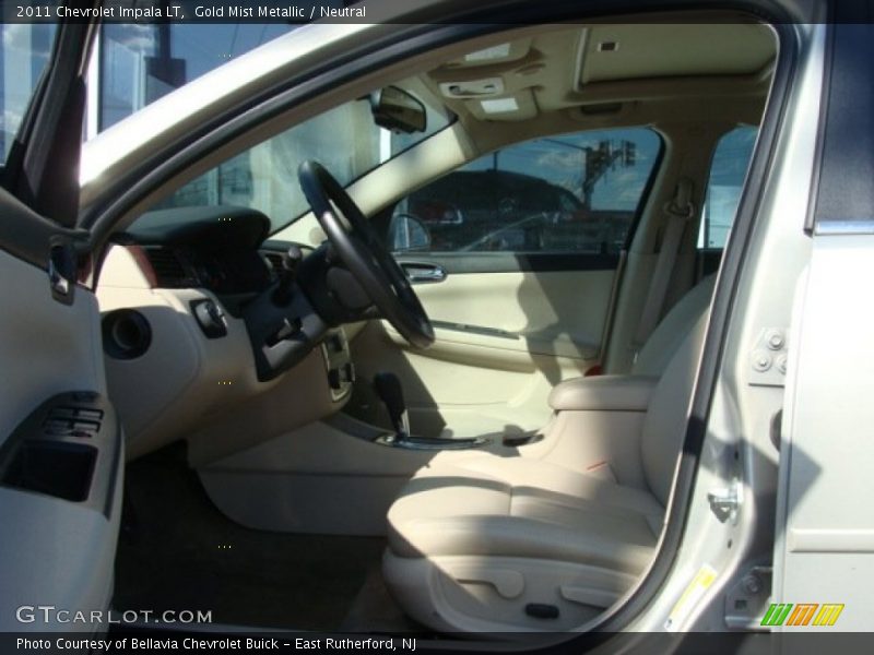 Gold Mist Metallic / Neutral 2011 Chevrolet Impala LT