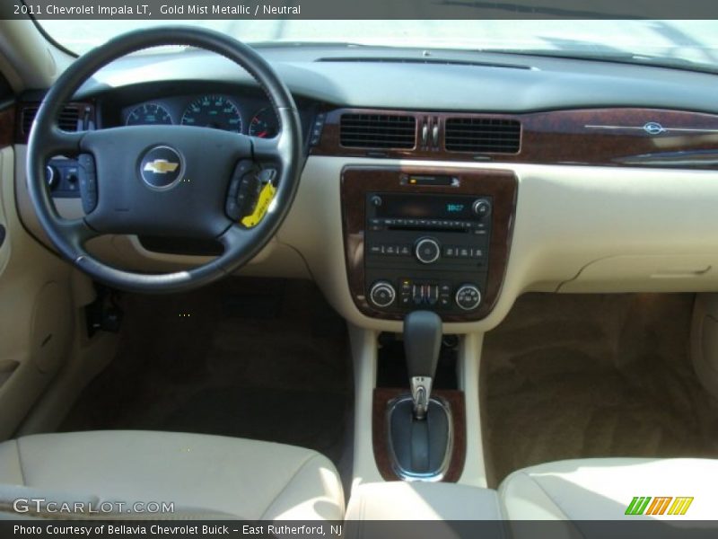 Gold Mist Metallic / Neutral 2011 Chevrolet Impala LT