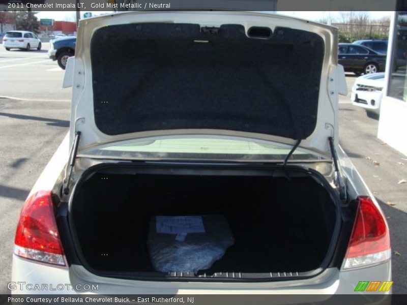 Gold Mist Metallic / Neutral 2011 Chevrolet Impala LT