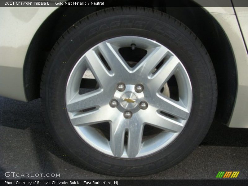 Gold Mist Metallic / Neutral 2011 Chevrolet Impala LT