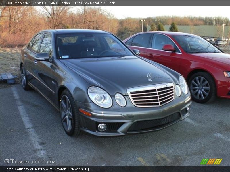 Flint Grey Metallic / Black 2008 Mercedes-Benz E 63 AMG Sedan
