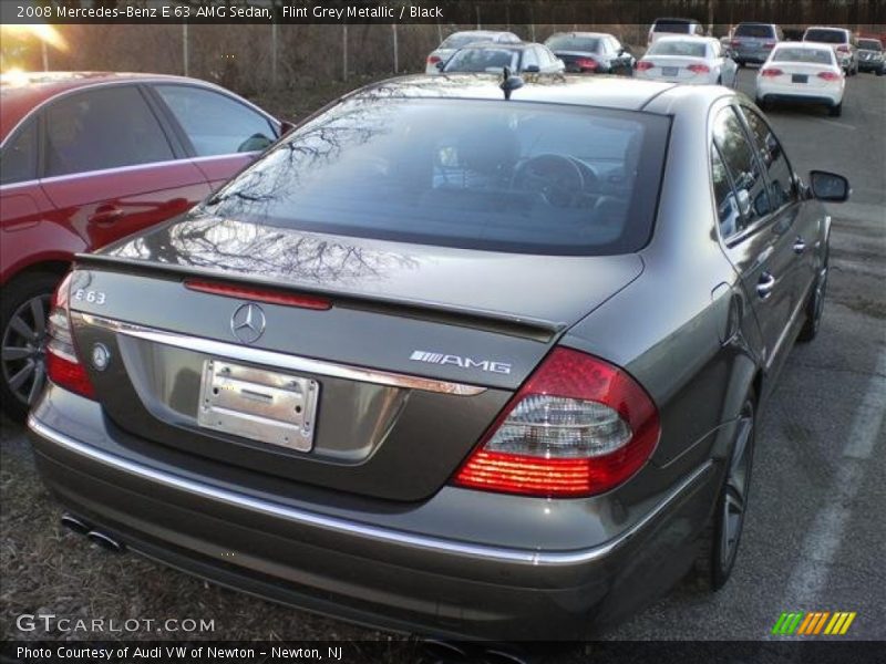 Flint Grey Metallic / Black 2008 Mercedes-Benz E 63 AMG Sedan