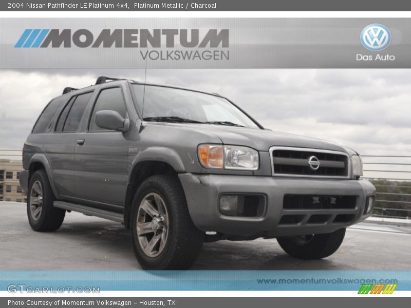 Platinum Metallic / Charcoal 2004 Nissan Pathfinder LE Platinum 4x4