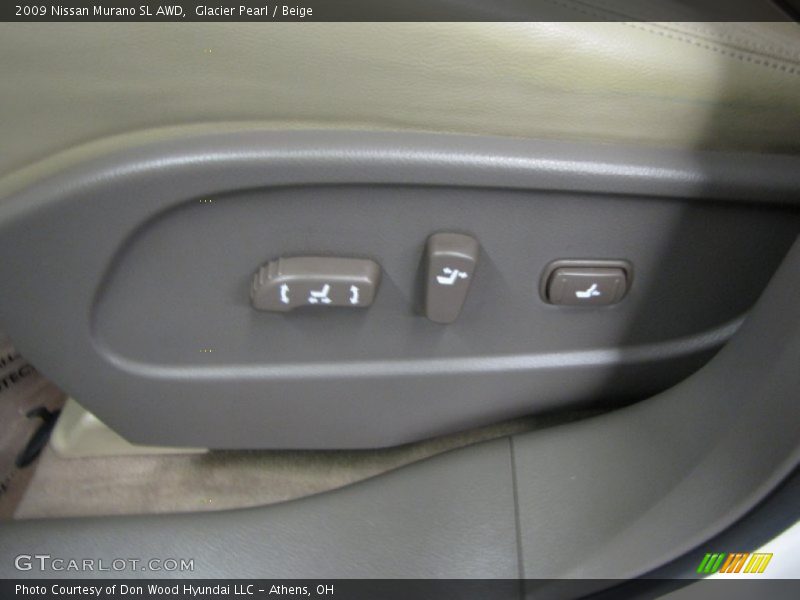 Glacier Pearl / Beige 2009 Nissan Murano SL AWD