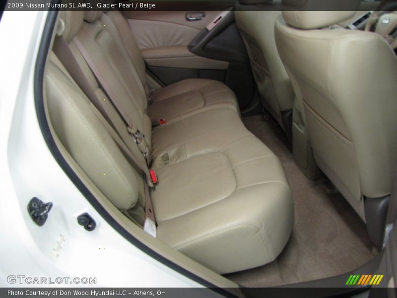 Glacier Pearl / Beige 2009 Nissan Murano SL AWD