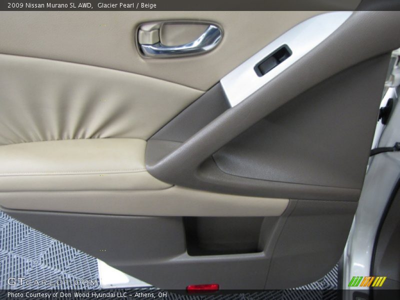 Glacier Pearl / Beige 2009 Nissan Murano SL AWD