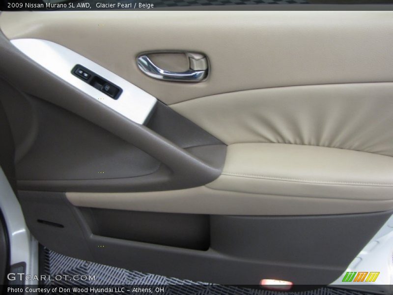 Glacier Pearl / Beige 2009 Nissan Murano SL AWD