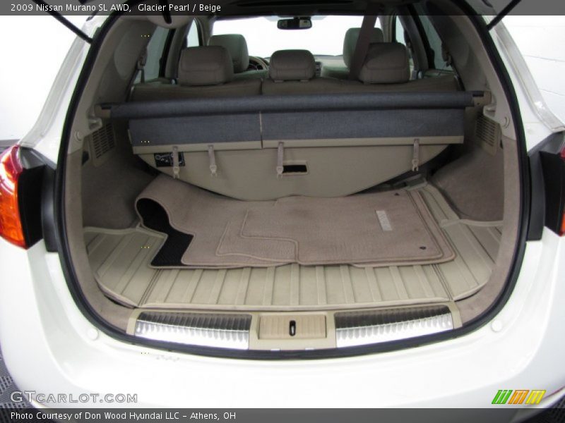Glacier Pearl / Beige 2009 Nissan Murano SL AWD