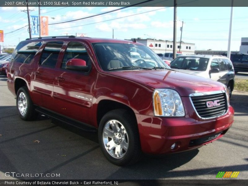 Sport Red Metallic / Ebony Black 2007 GMC Yukon XL 1500 SLE 4x4