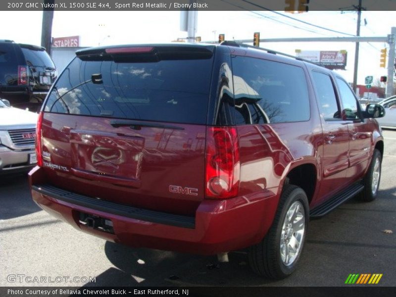 Sport Red Metallic / Ebony Black 2007 GMC Yukon XL 1500 SLE 4x4