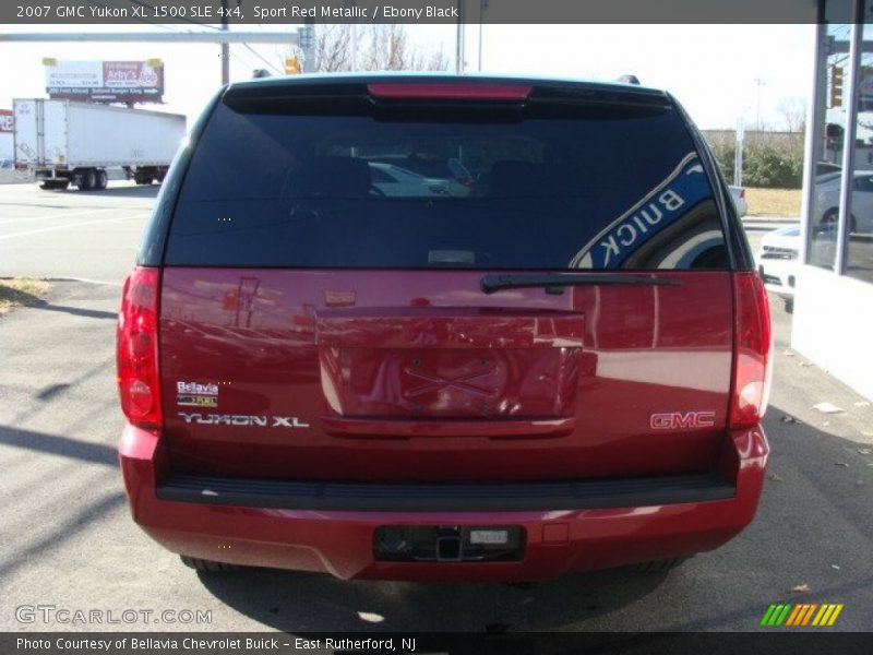 Sport Red Metallic / Ebony Black 2007 GMC Yukon XL 1500 SLE 4x4