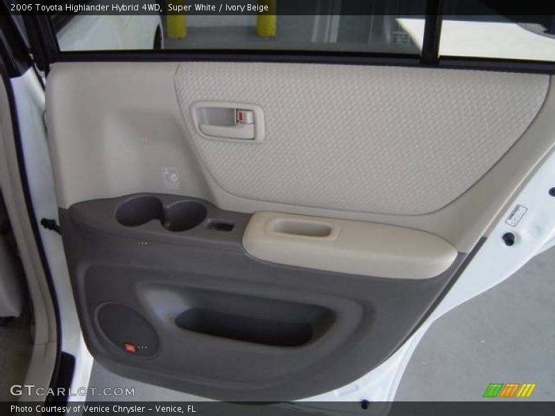 Super White / Ivory Beige 2006 Toyota Highlander Hybrid 4WD