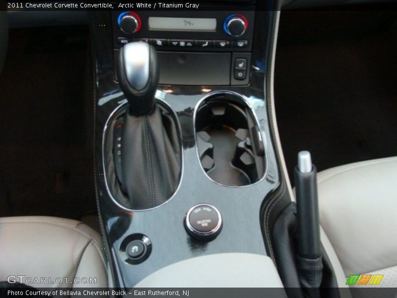 Arctic White / Titanium Gray 2011 Chevrolet Corvette Convertible