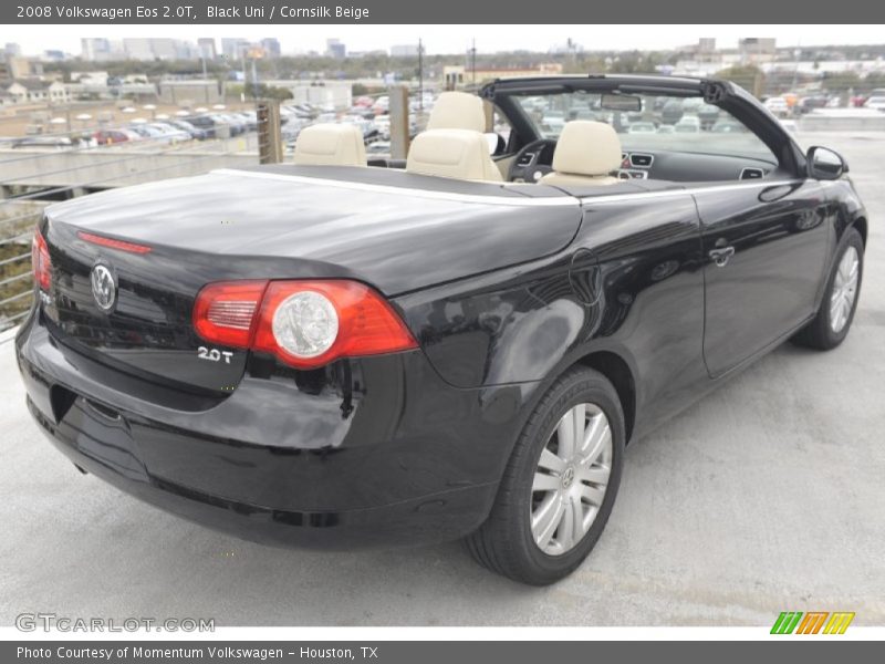 Black Uni / Cornsilk Beige 2008 Volkswagen Eos 2.0T