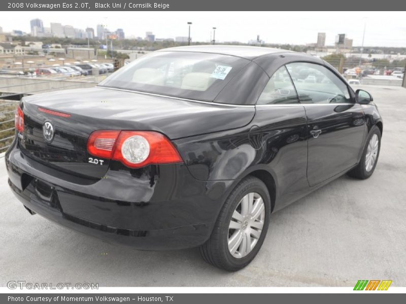 Black Uni / Cornsilk Beige 2008 Volkswagen Eos 2.0T