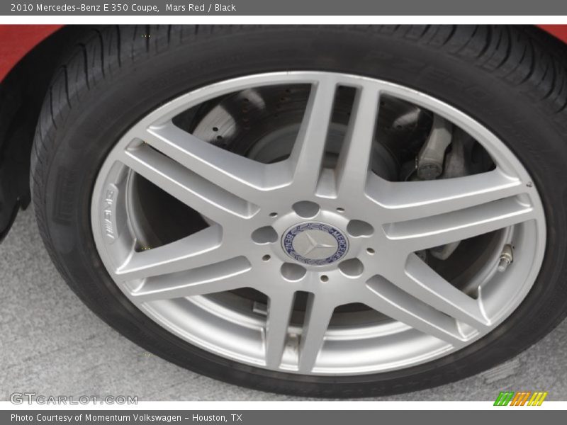 Mars Red / Black 2010 Mercedes-Benz E 350 Coupe