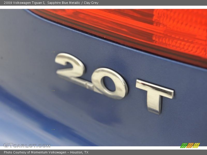 Sapphire Blue Metallic / Clay Grey 2009 Volkswagen Tiguan S