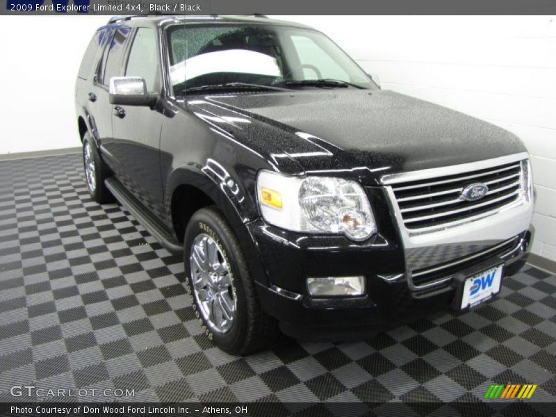Black / Black 2009 Ford Explorer Limited 4x4
