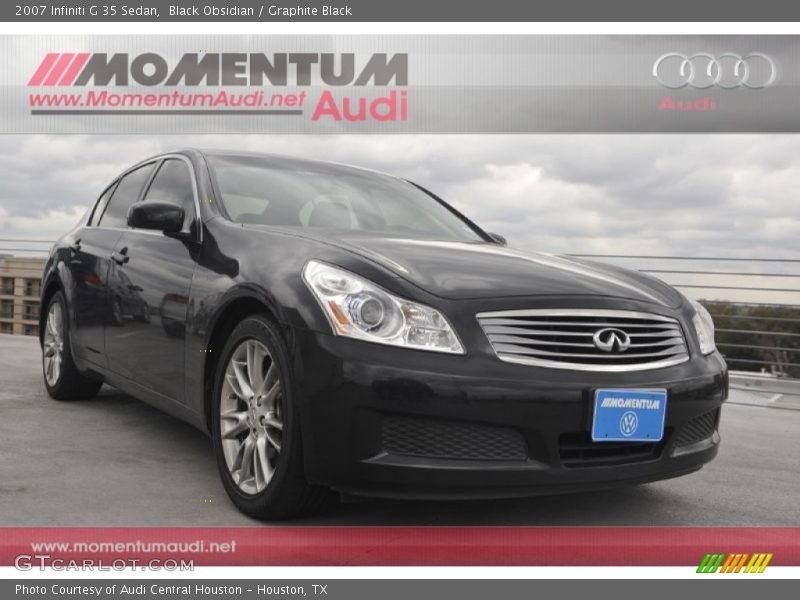Black Obsidian / Graphite Black 2007 Infiniti G 35 Sedan