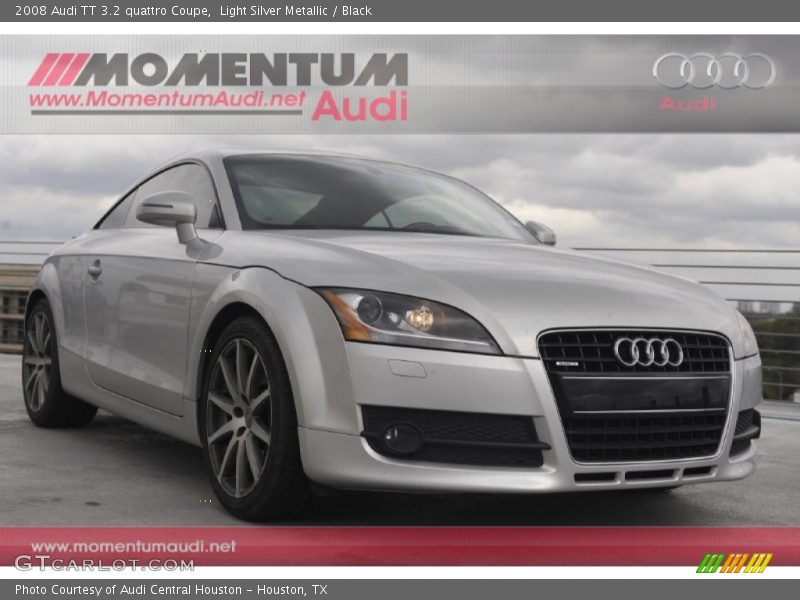 Light Silver Metallic / Black 2008 Audi TT 3.2 quattro Coupe