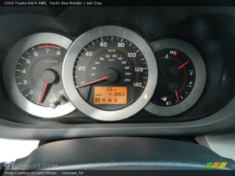 Pacific Blue Metallic / Ash Gray 2009 Toyota RAV4 4WD