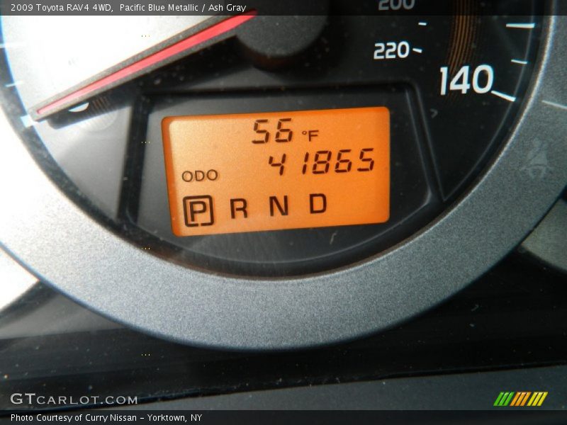Pacific Blue Metallic / Ash Gray 2009 Toyota RAV4 4WD