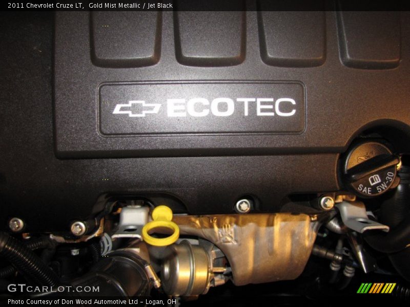 Gold Mist Metallic / Jet Black 2011 Chevrolet Cruze LT