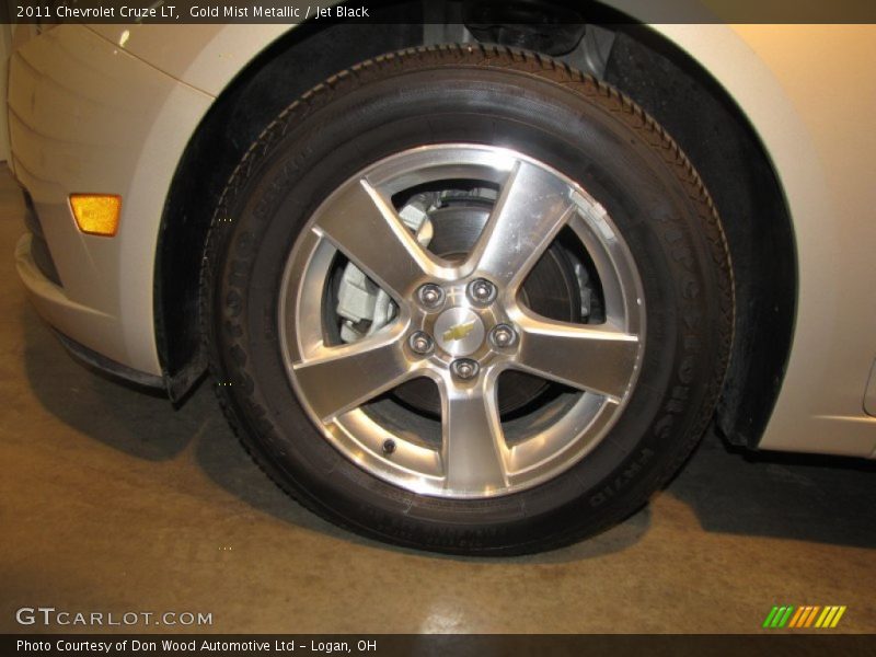 Gold Mist Metallic / Jet Black 2011 Chevrolet Cruze LT