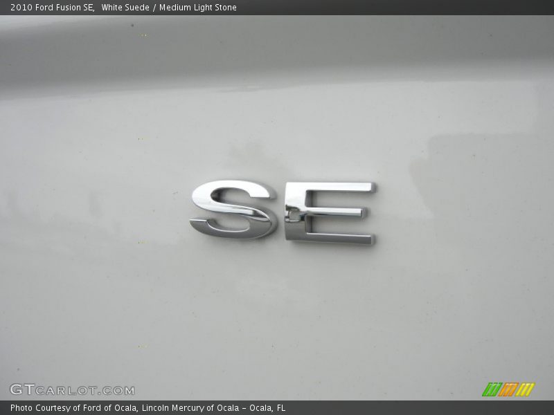 White Suede / Medium Light Stone 2010 Ford Fusion SE