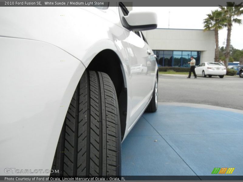 White Suede / Medium Light Stone 2010 Ford Fusion SE