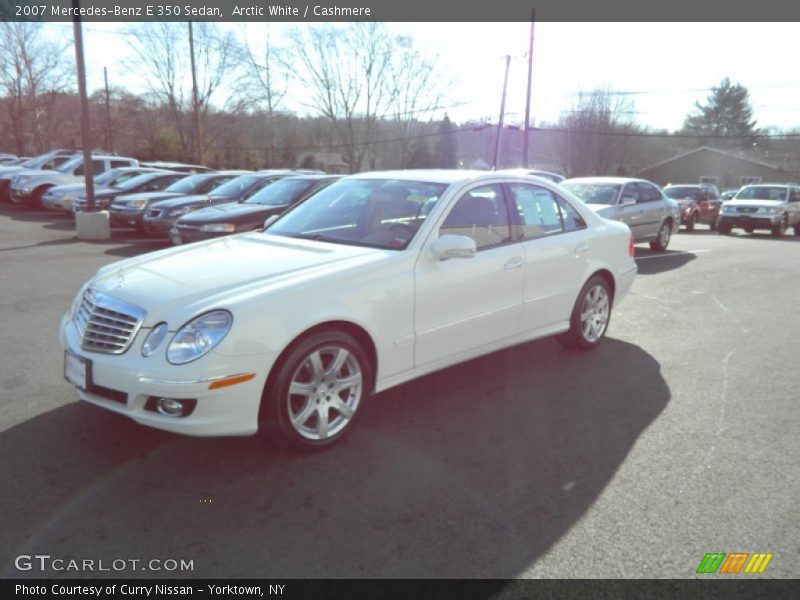 Arctic White / Cashmere 2007 Mercedes-Benz E 350 Sedan