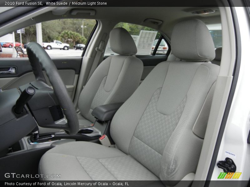 White Suede / Medium Light Stone 2010 Ford Fusion SE
