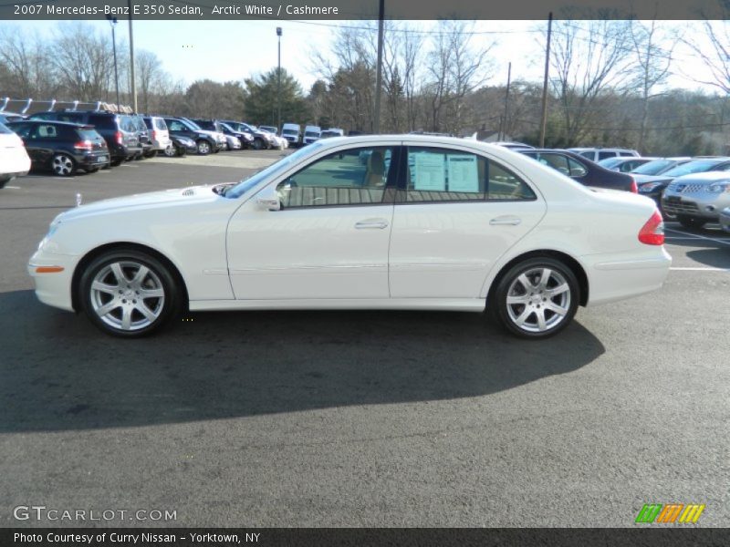 Arctic White / Cashmere 2007 Mercedes-Benz E 350 Sedan