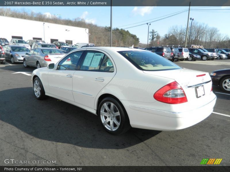 Arctic White / Cashmere 2007 Mercedes-Benz E 350 Sedan