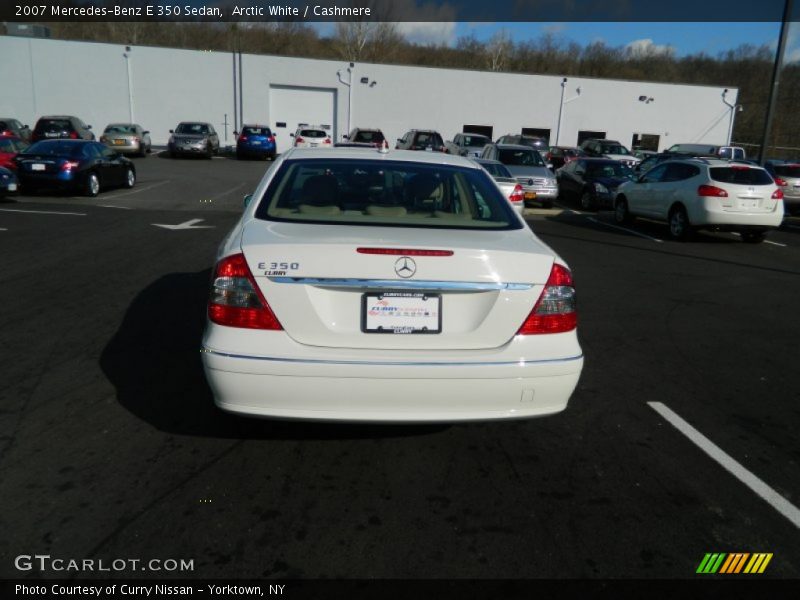 Arctic White / Cashmere 2007 Mercedes-Benz E 350 Sedan