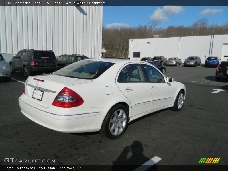 Arctic White / Cashmere 2007 Mercedes-Benz E 350 Sedan
