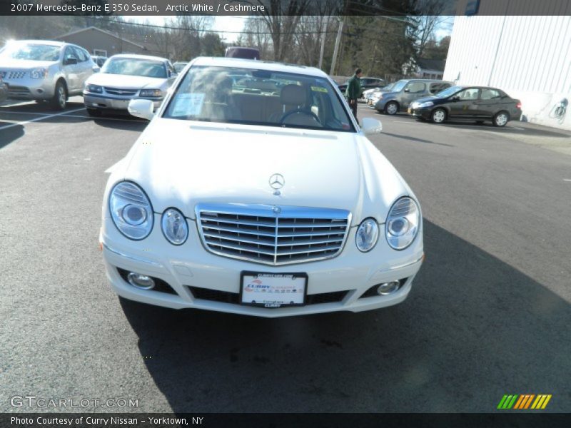 Arctic White / Cashmere 2007 Mercedes-Benz E 350 Sedan