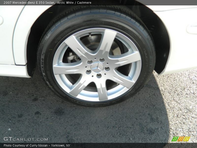 Arctic White / Cashmere 2007 Mercedes-Benz E 350 Sedan
