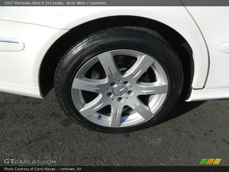 Arctic White / Cashmere 2007 Mercedes-Benz E 350 Sedan