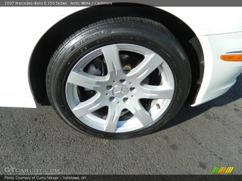 Arctic White / Cashmere 2007 Mercedes-Benz E 350 Sedan