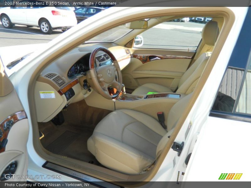 Arctic White / Cashmere 2007 Mercedes-Benz E 350 Sedan
