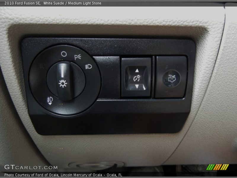 White Suede / Medium Light Stone 2010 Ford Fusion SE