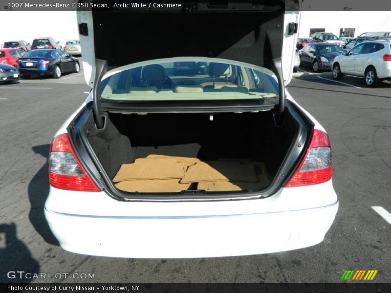 Arctic White / Cashmere 2007 Mercedes-Benz E 350 Sedan