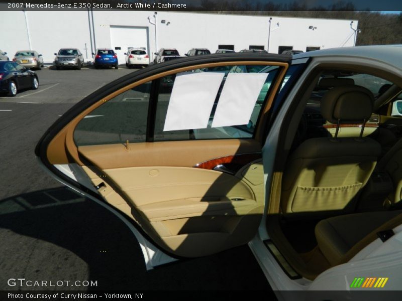 Arctic White / Cashmere 2007 Mercedes-Benz E 350 Sedan