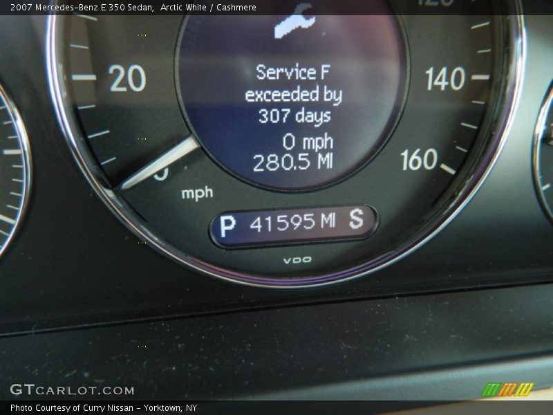 Arctic White / Cashmere 2007 Mercedes-Benz E 350 Sedan