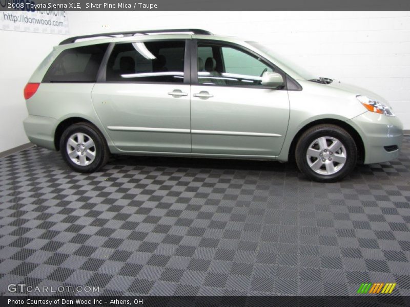 Silver Pine Mica / Taupe 2008 Toyota Sienna XLE