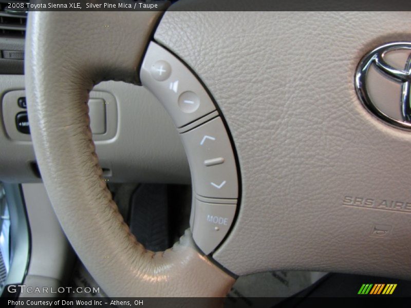 Silver Pine Mica / Taupe 2008 Toyota Sienna XLE