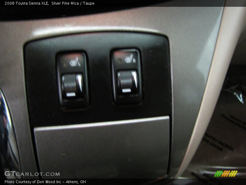 Silver Pine Mica / Taupe 2008 Toyota Sienna XLE