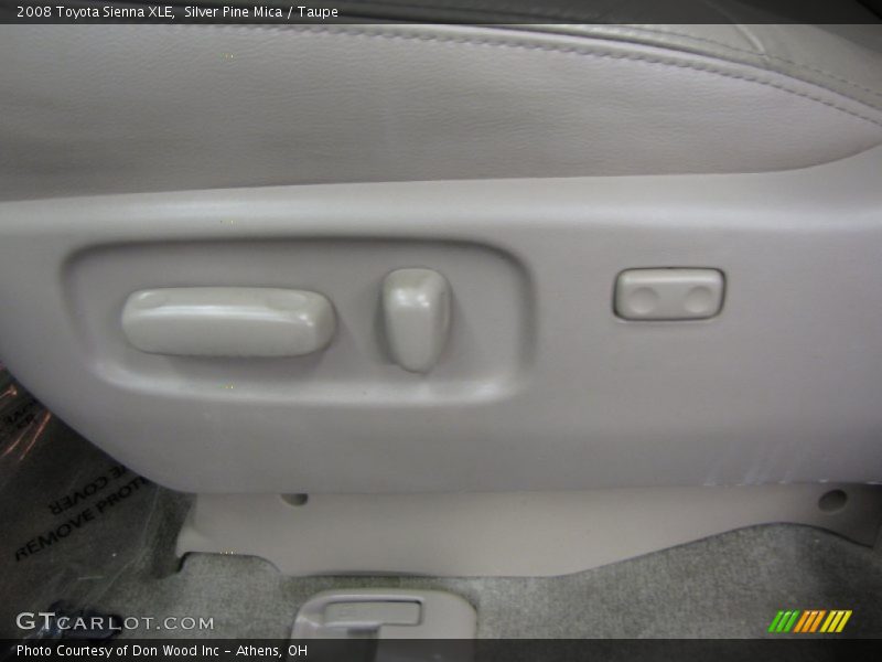 Silver Pine Mica / Taupe 2008 Toyota Sienna XLE