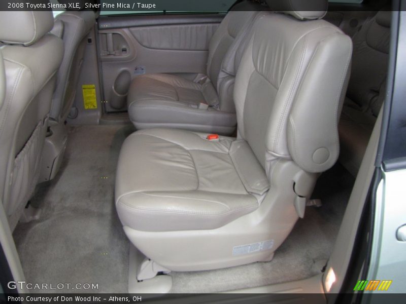 Silver Pine Mica / Taupe 2008 Toyota Sienna XLE